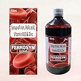 Ferrosym Iron Syrup with Vit B12, Folic Acid & Zinc by Accure Pharma