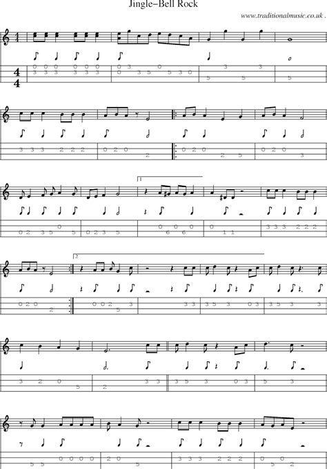 5 Free Jingle Bell Rock Tab