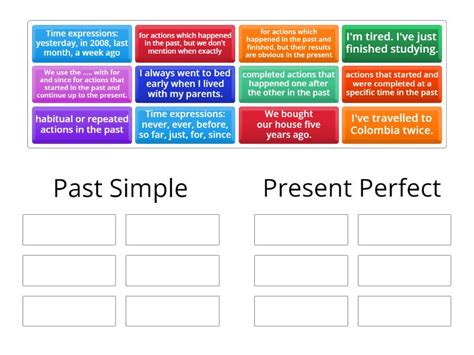 Present Simple Past Simple 的图像结果
