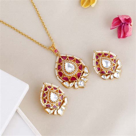 Gold Plated Pendant Online | Silver Gold Plated Pendant – The Amethyst ...