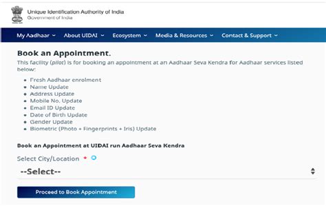 Aadhaar Application Form - Procedure and Documents
