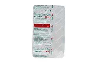 Telsite 20mg Tablet 15: Uses, Side Effects, Price & Substitutes