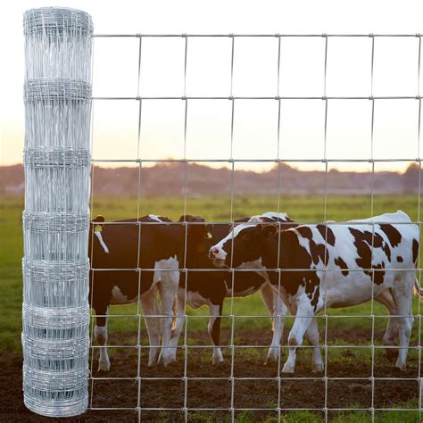 Amazon.com : MODCART Farm Wire 4×165ft Woven Galvanized Fencing Cattle Panel Rolls of Heavy Zinc ...