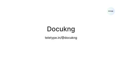 Docukng — Teletype