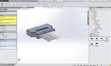 Image result for SolidWorks Cable Routing