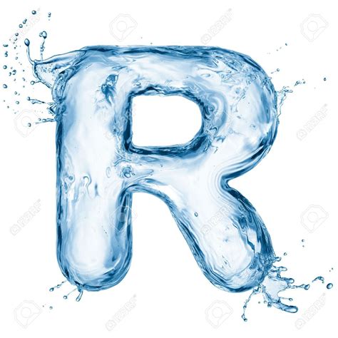 The Letter R In Water