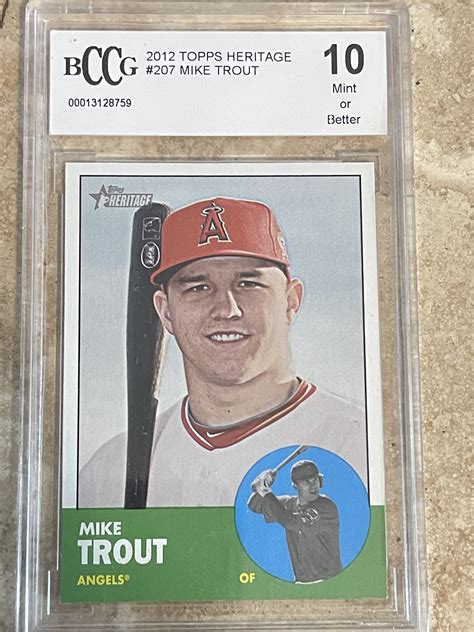Charitybuzz: Mike Trout TOPPS 2012 Rookie Card