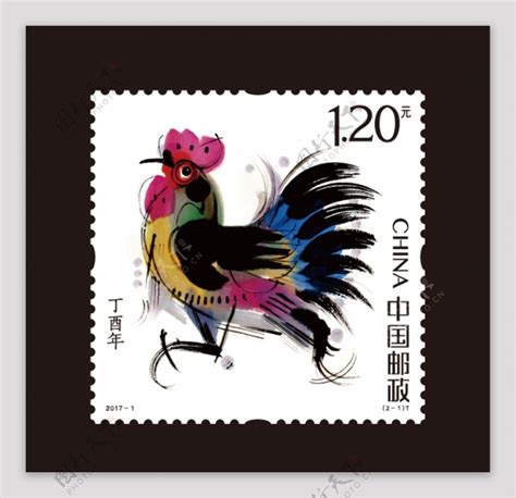 2017鸡年生肖邮票图片素材-编号23656563-图行天下