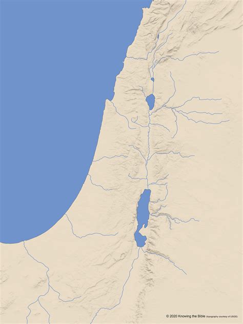 Blank Biblical Maps Of Israel