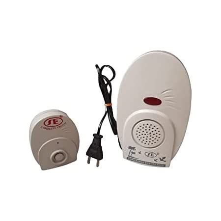 AJ Long Range Wireless Heavy Duty Remote Bell, Calling Bell for Office ...
