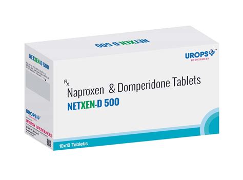 NETXEND 500 - Each Coated Tablet Contains: Naproxen- 500mg, Domperidone ...