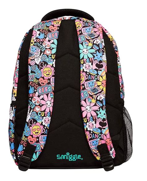 Toys Uncle SMIGGLE BAGS (classic black graffiti bag) : Amazon.in: Toys ...