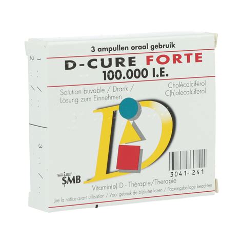 Notice de D-Cure Forte 100000 UI 3 ampoules - Farmaline