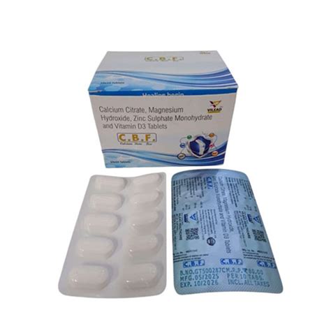 C.B.F. (Calcium Bone Fix) TABLETS Vilead Healthcare