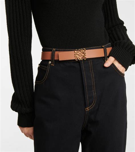 Loewe - Anagram reversible leather belt Loewe