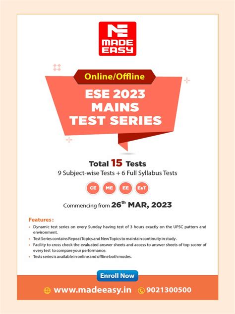 Image result for Ese Mains Exam Pattern