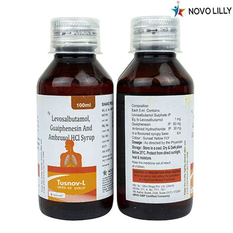 TUSNOV-L Syrup Novolilly Pharmaceutical Pvt. Ltd.