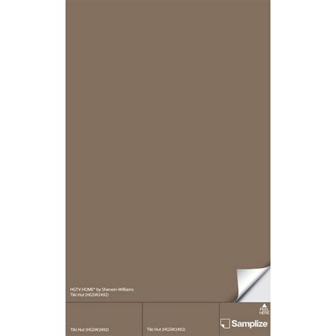 Samplize HGTV Home by Sherwin-Williams Tiki Hut Hgsw2492 Peel and Stick ...