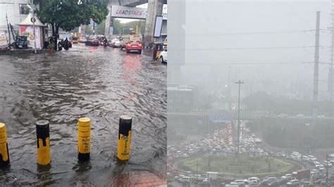 Hyderabad: Heavy Rainfall Leaves Roads Waterlogged; Are More Showers ...