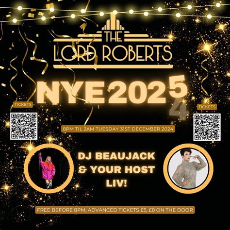 The Lord Roberts Nottingham NYE 2024, The Lord Roberts, Nottingham, 31 ...