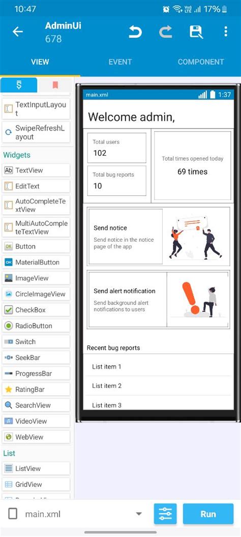 Sketchub • Admin App Ui
