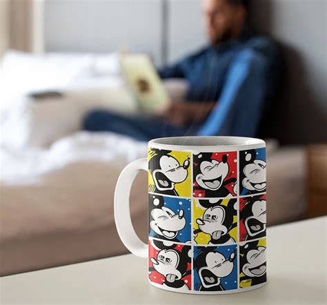 Macmerise Moods Of Mickey Coffee Mugs White Multicolour 12Y+