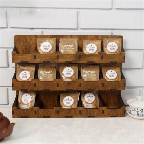 Tea Bag Display Holder, Tea Bag Organizer, Tea Bag Stand, Tea Bag ...