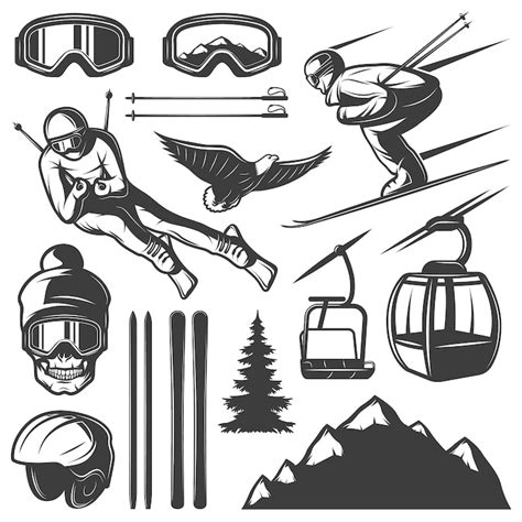 Ski Vectors - Download Free High-Quality Vectors from Freepik | Freepik