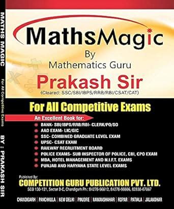 Buy Math Magic For SSC|Bank -PO/Clerk and All Govt Exam Book Online at ...
