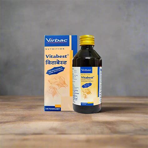 Virbac Vitabest Natural Multivitamin Supplement for Dogs and Cats -150 ...