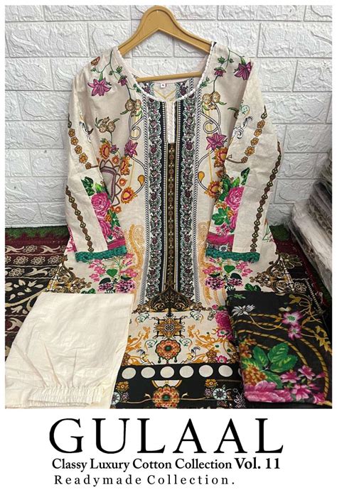 SANA MARYAM GULAAL CLASSY LUXURY COTTON COLLECTION VOL 11 READY MADE ...