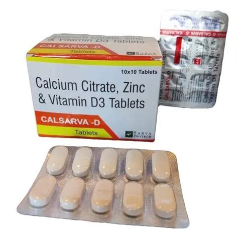 Calsarva-D Tablets Sarva Pharmaceuticals