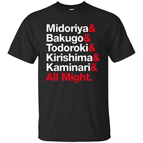 Buy Boku No Hero Academia Inspired Shirt - All Might Deku Bakugo ...