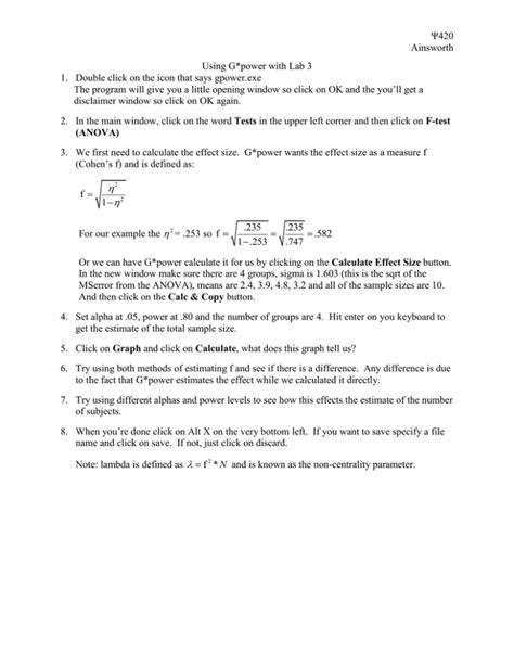 Image result for G-Power Tutorial