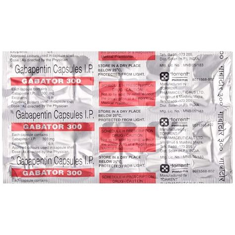 Gabator 300 - Strip of 10 Capsules : Amazon.in: Health & Personal Care