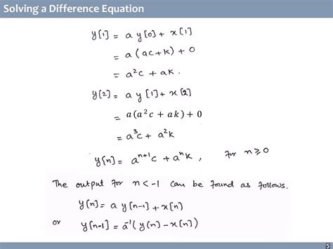Image result for Solving Difference Equation