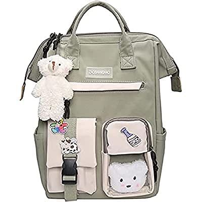 Buy AQWEI Kawaii Backpack with Kawai Pin and Accessories Aesthetic,Cute ...