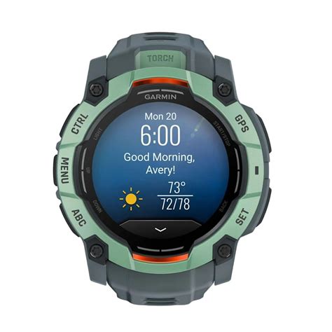 Garmin Instinct® 3 50mm, AMOLED Display, Rugged Outdoor GPS Smartwatch ...