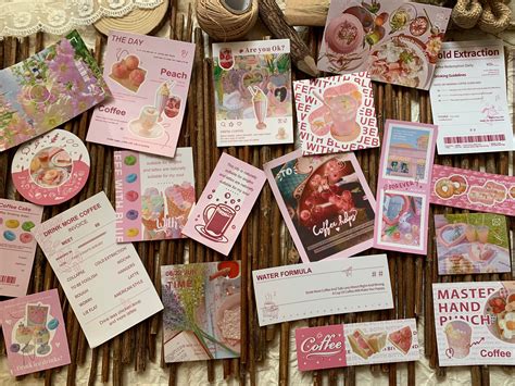 Coffee Sticker Set - Pink – BRWN