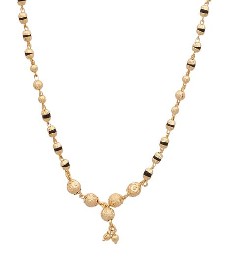 Buy SJBW Gold and Black Copper and Brass Mangalsutra for Women (3157 ...