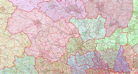 Postcode Area Map 的图像结果