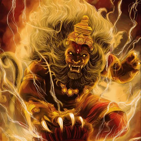 Ugra Narasimha - Vishnu – PaintWaint