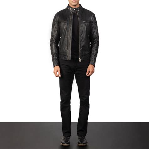 Gatsby Leather Biker Jacket – Good Leather Garments