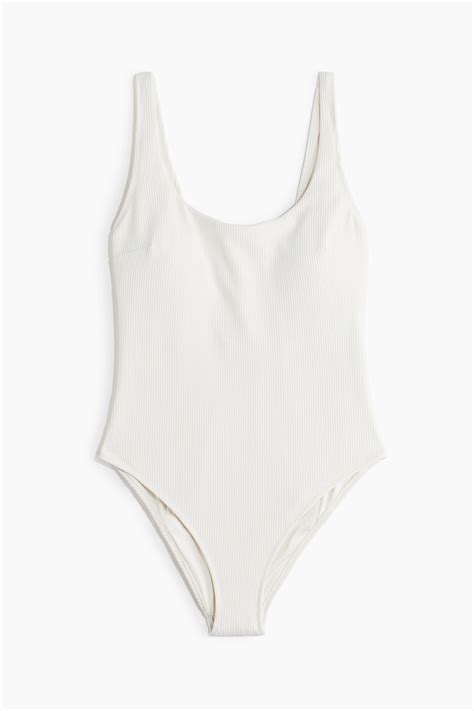 Padded Cup Swimsuit - White - Ladies | H&M AU
