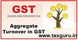 Salary from company is part of aggregate turnover for GST threshold?