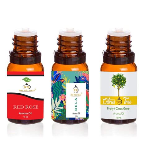 THE WET MUD Gift Set of 3 in 1 Aroma Oils Pack For Diffusers- 15ML Each ...