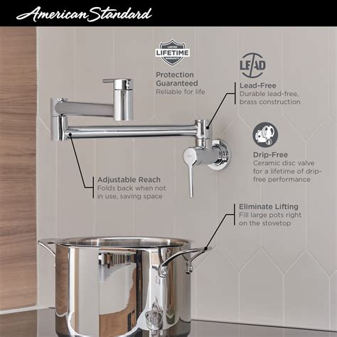 Standard Height Pot Filler Faucet at Irene Troyer blog