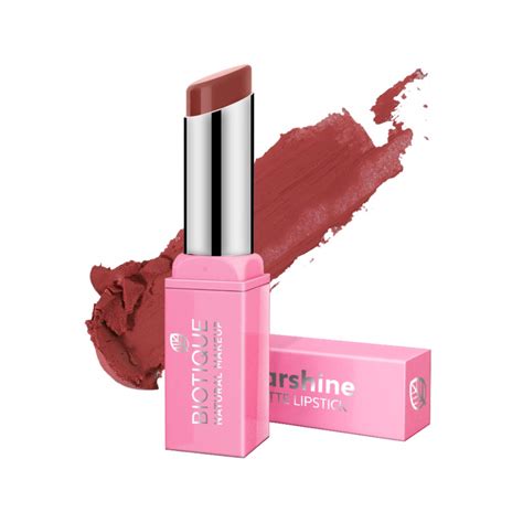 Buy Biotique Natural Makeup Starshine Matte Lipstick, Warm Walnut ...