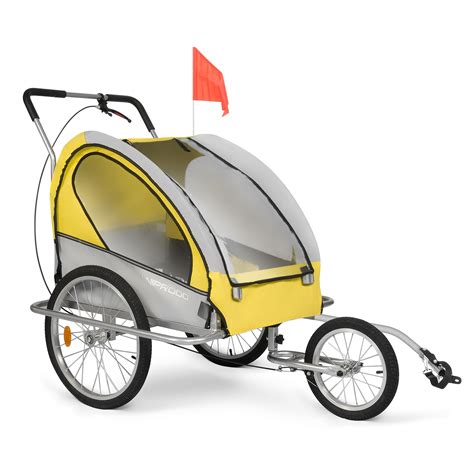 2 in 1 Dog Bike Trailer Large Pet Stroller Bicycle | Ubuy India