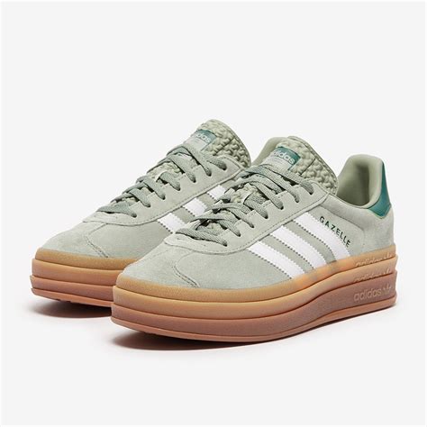 adidas Originals Womens Gazelle Bold - Signal Green/Ftw White/Core ...